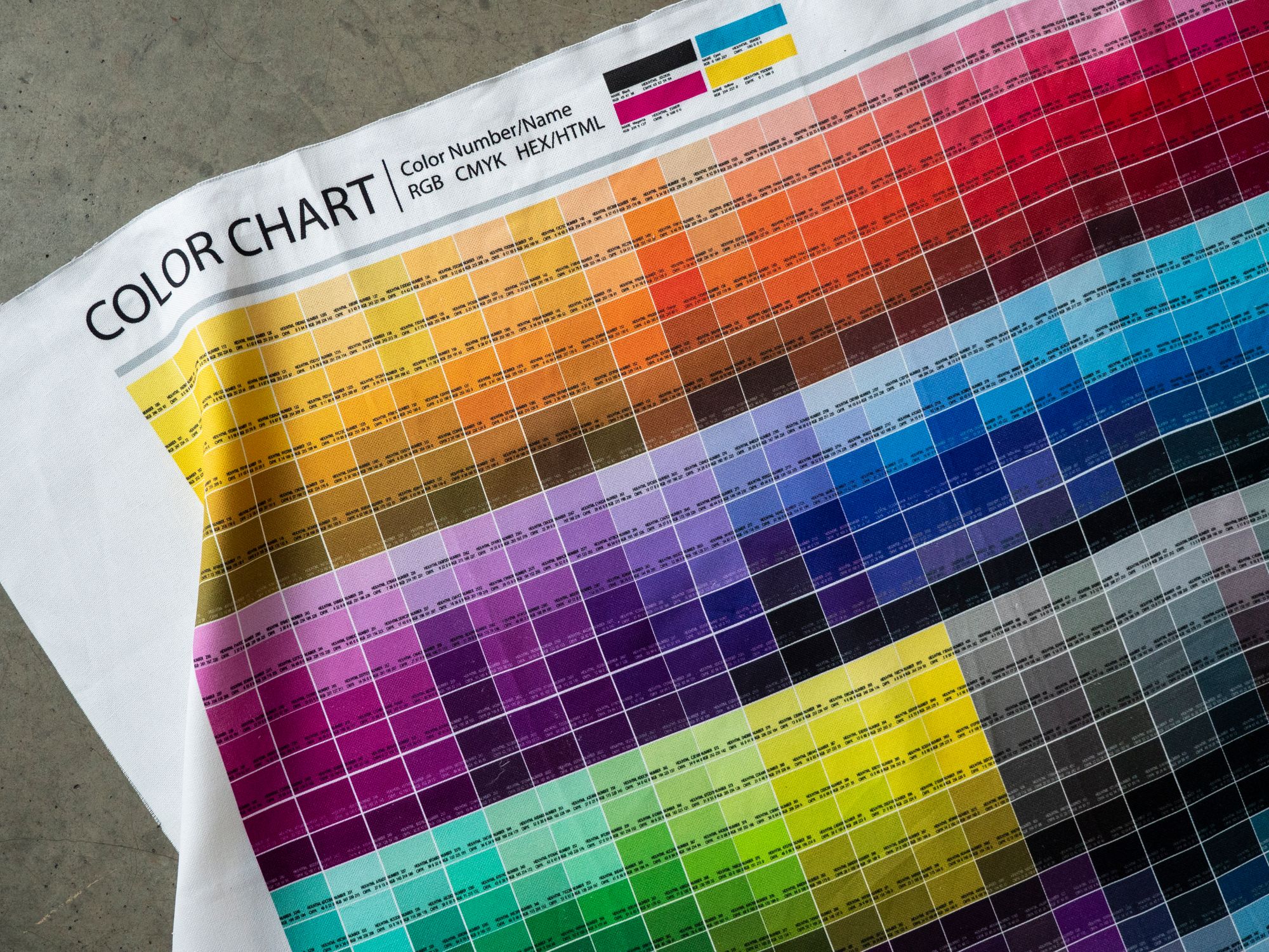 Free colour matching
